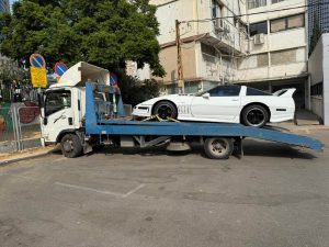 גרירת רכב מחנייה פרטית ביהוד